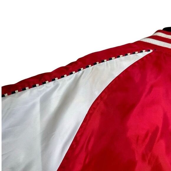 Y2K Raw Blue New York Bomber Jacket - Picture 7 of 9